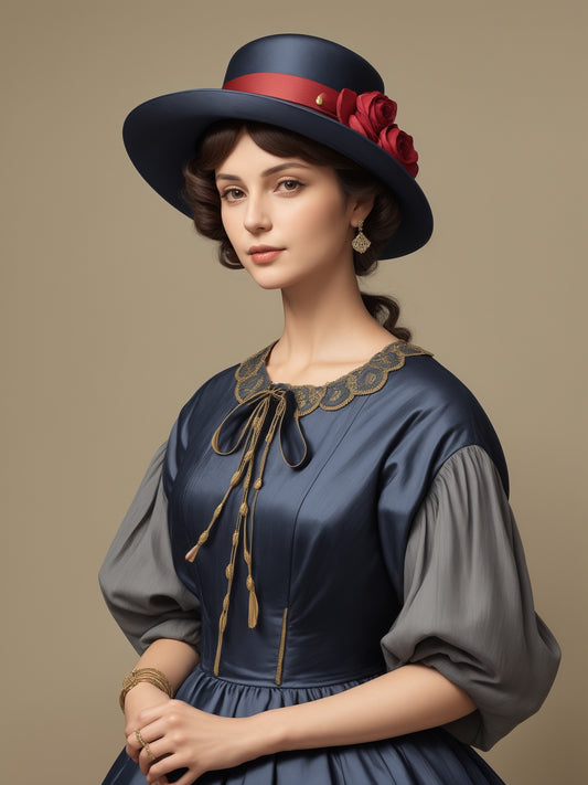 A Lady in a Hat_88 - (PNG & PSD Files)