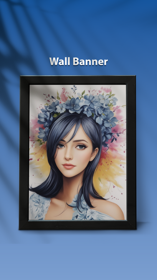 HQ - Beauty in Paint - Wall Banner (PNG & PSD)