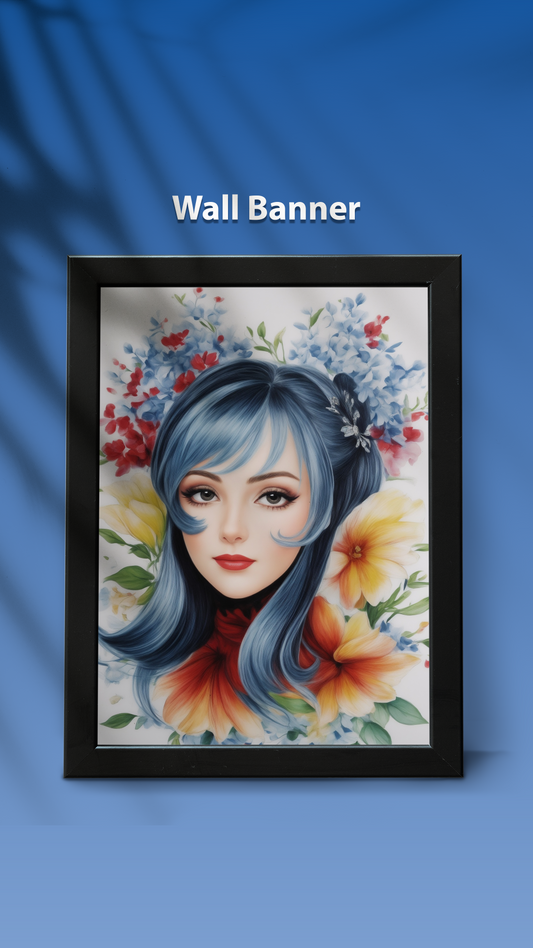 HQ - Beauty in Paint 4 - Wall Banner (PNG & PSD)