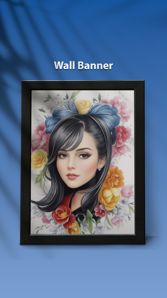 HQ - Beauty in Paint 7 - Wall Banner (PNG & PSD)