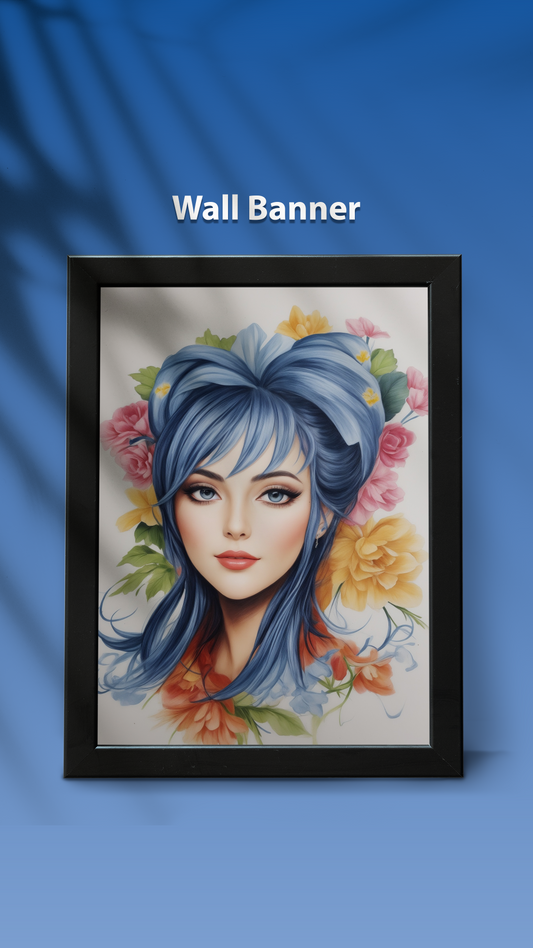 HQ - Beauty in Paint 8 - Wall Banner (PNG & PSD)